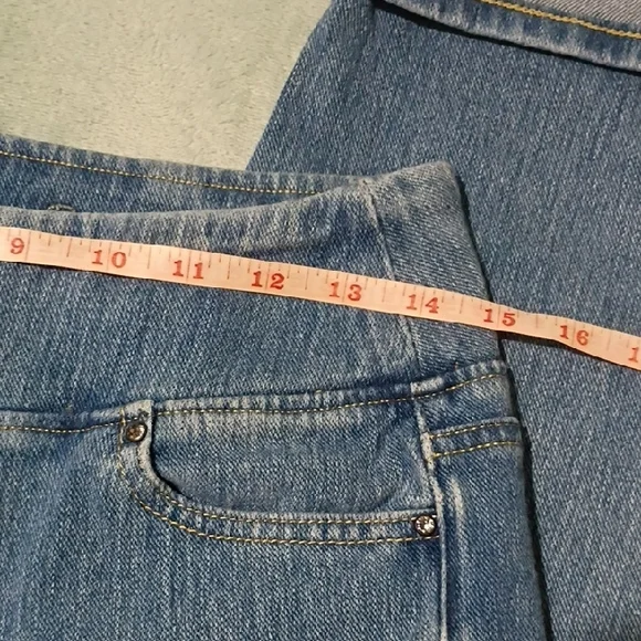 Belle Kim Gravel Light Blue Ankle Jeans Women Size 4P - Picture 4 of 12